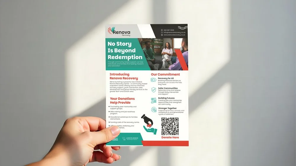 Renova Recovery donation flyer