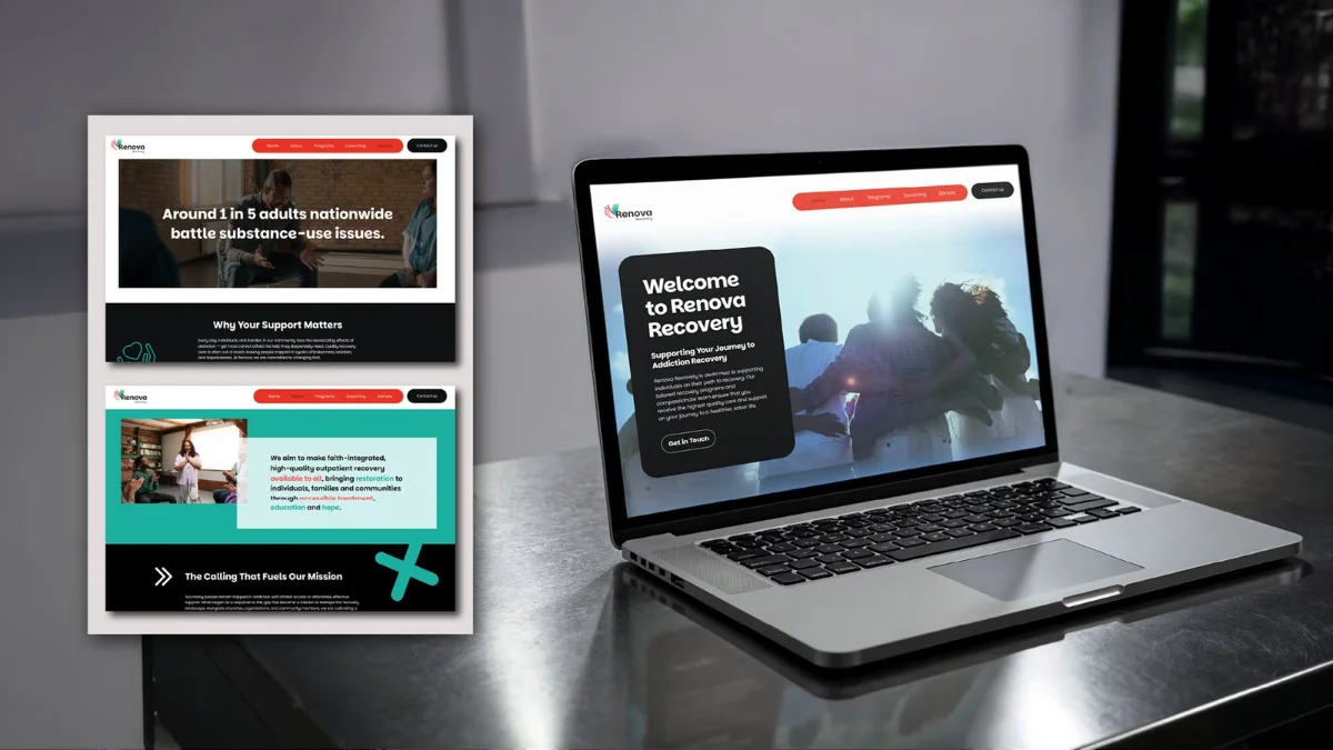 Renova Recovery website design