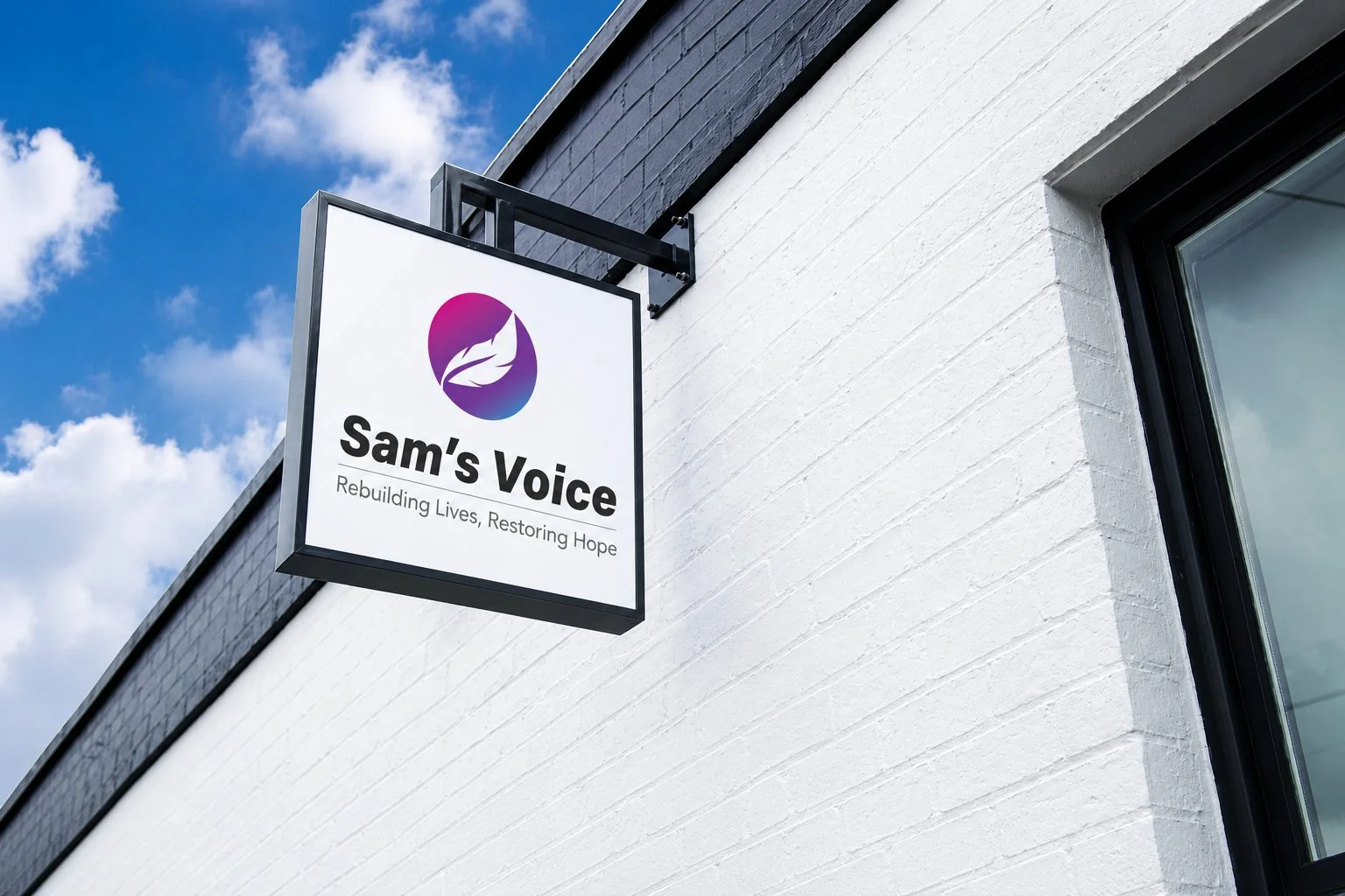 Sam's Voice — brand identity